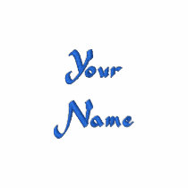 Your name. Customizable Blue & Black