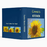 Your Name KITCHEN binders custom recipes Floral