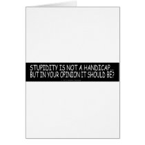 YOUR OPRINION GREETING CARDS