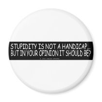 YOUR OPRINION FRIDGE MAGNET