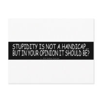 YOUR OPRINION POSTCARD