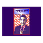 Your Own Talking Obama Pop Art Satire Product Postcards