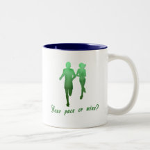 Your Pace or Mine? Running Products Mug