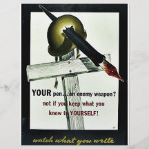 Your Pen An Enemy Weapon? Personalized Flyer