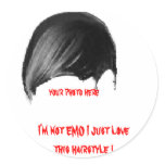 your photo here, I'm not EMO I just love this h... stickers