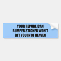 Your Republican bumper sticker won't get you into