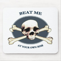 Your Risk Pirate Skull Mouse Pad