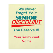 YOUR Senior Discount Flyer
