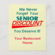 YOUR Senior Discount Flyer