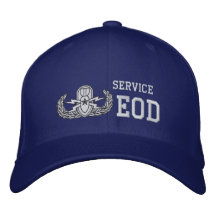 Your Service EOD Embroidered Baseball Caps