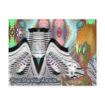 Your Starship Awaits Postcard