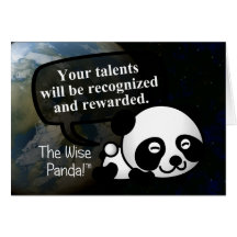 Your talent will be recognized and rewarded card