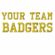 Your Team Name Badgers Embroidered Polo Shirt