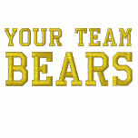 Your Team Name Bears Embroidered Polo Shirt