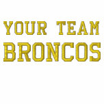 Your Team Name Broncos Embroidered Polo Shirt