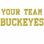 Your Team Name Buckeyes Embroidered Polo Shirt