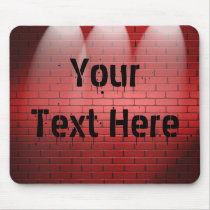 Your Text  In Spotlights Mousepad