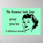 Your, You're Poster
