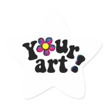 You're a Star! Create your own star shaped sticker