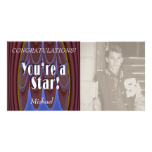 You're a Star! Photo Greeting Card