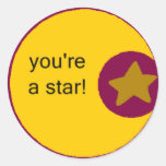 You're a star! Sticker