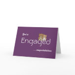 You're Engaged, Congratulations bears cards
