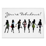 You're fabulous greeting card