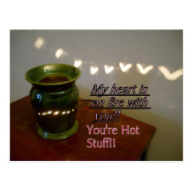 You're hot stuff postcard