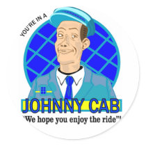 You're in a JOHNNY CAB! Sticker
