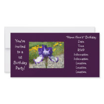 You're Invited 1st Birthday Party Invitations Photo Card