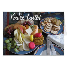 You're Invited Lunch Greeting Card
