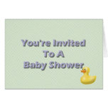 You're Invited To A Baby Shower Greeting Cards