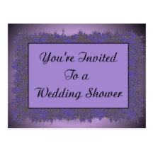 You're Invited To A Wedding Shower Postcard