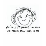 You're just jealous because the voice... t-shirts