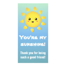 You're my Sunshine! Happy Sun Cartoon Picture Card