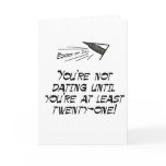 You're not dating! cards