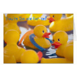 you're the one for me! card