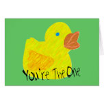 You're The One Greeting Card