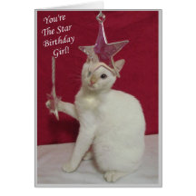 You're The Star, Birthday Girl! Cards