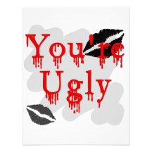 You're ugly personalized invite