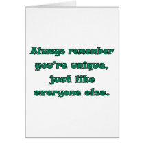 You're Unique Greeting Cards