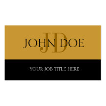 YourJobTitle S Stripe Gold Business Card Templates