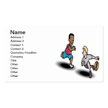 Youth Basketball Business Card Template