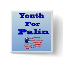 Youth for Palin Button