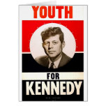 Youth for President John F. Kennedy Greeting Card