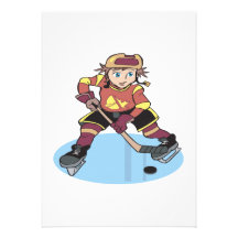 Youth Hockey Custom Invitations