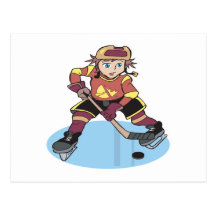 Youth Hockey Postcard