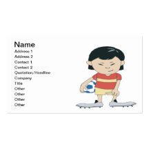 Youth Soccer Business Card