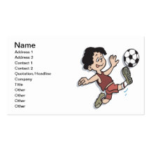 Youth Soccer Business Cards