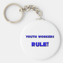 Youth Workers Rule! Key Chain